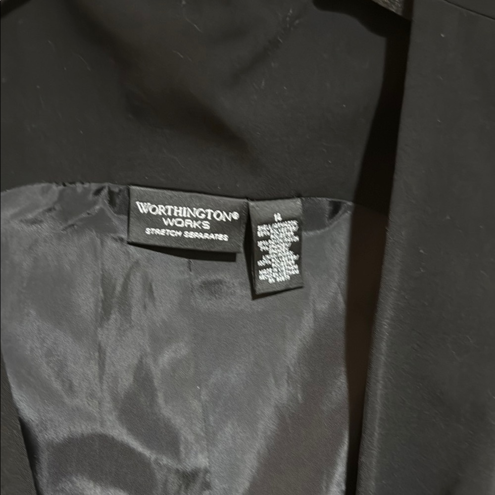 Worthington Classic Black vest